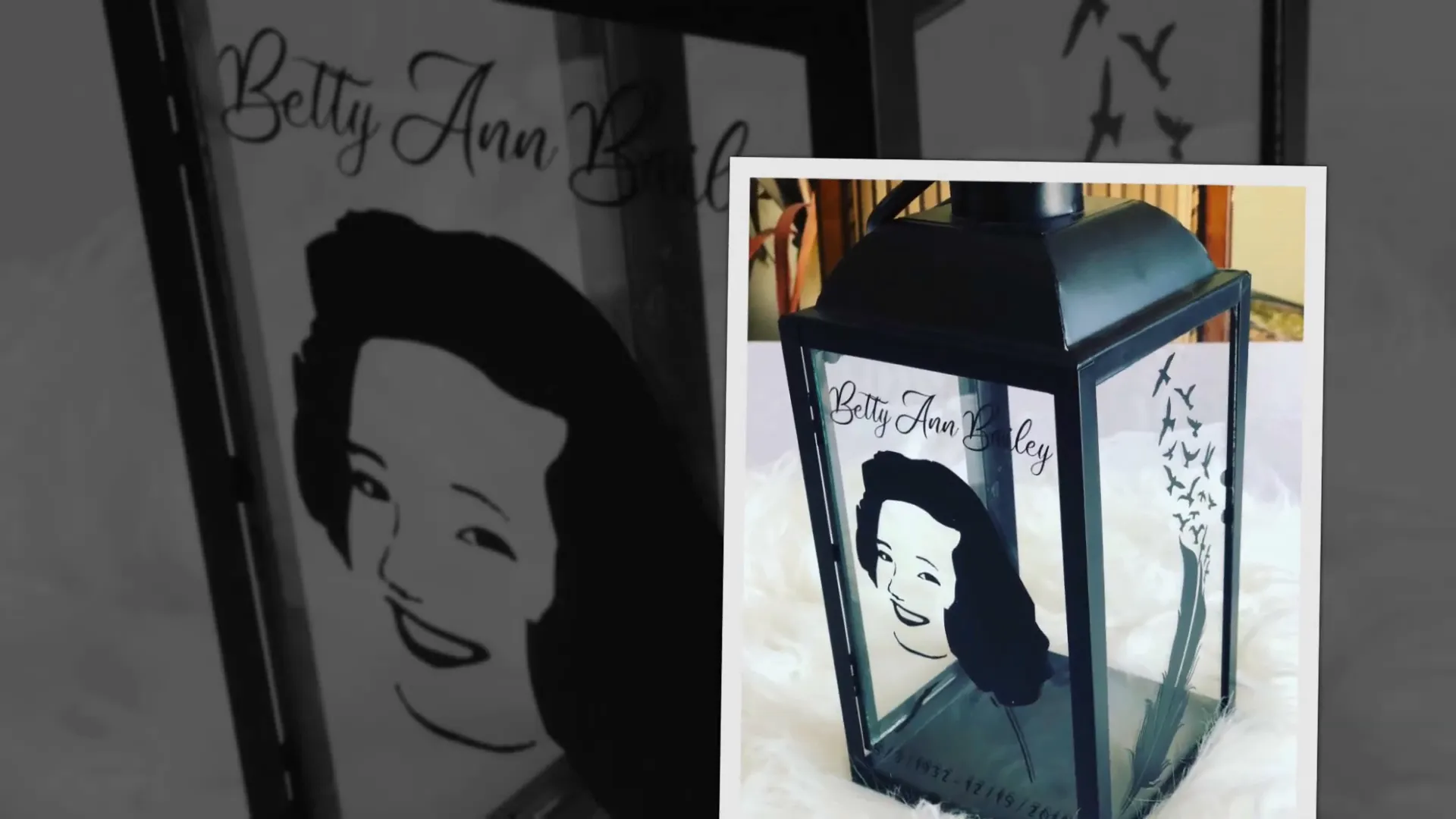 How to Make Memorial Lanterns with Cricut Easy DIY Guide 22 Example of photo turned into Cricut design for lantern