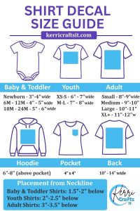 What Size Decal for a Shirt? The Ultimate T-Shirt Decal Size Guide (Cricut Cheat Sheet Included!) 5
