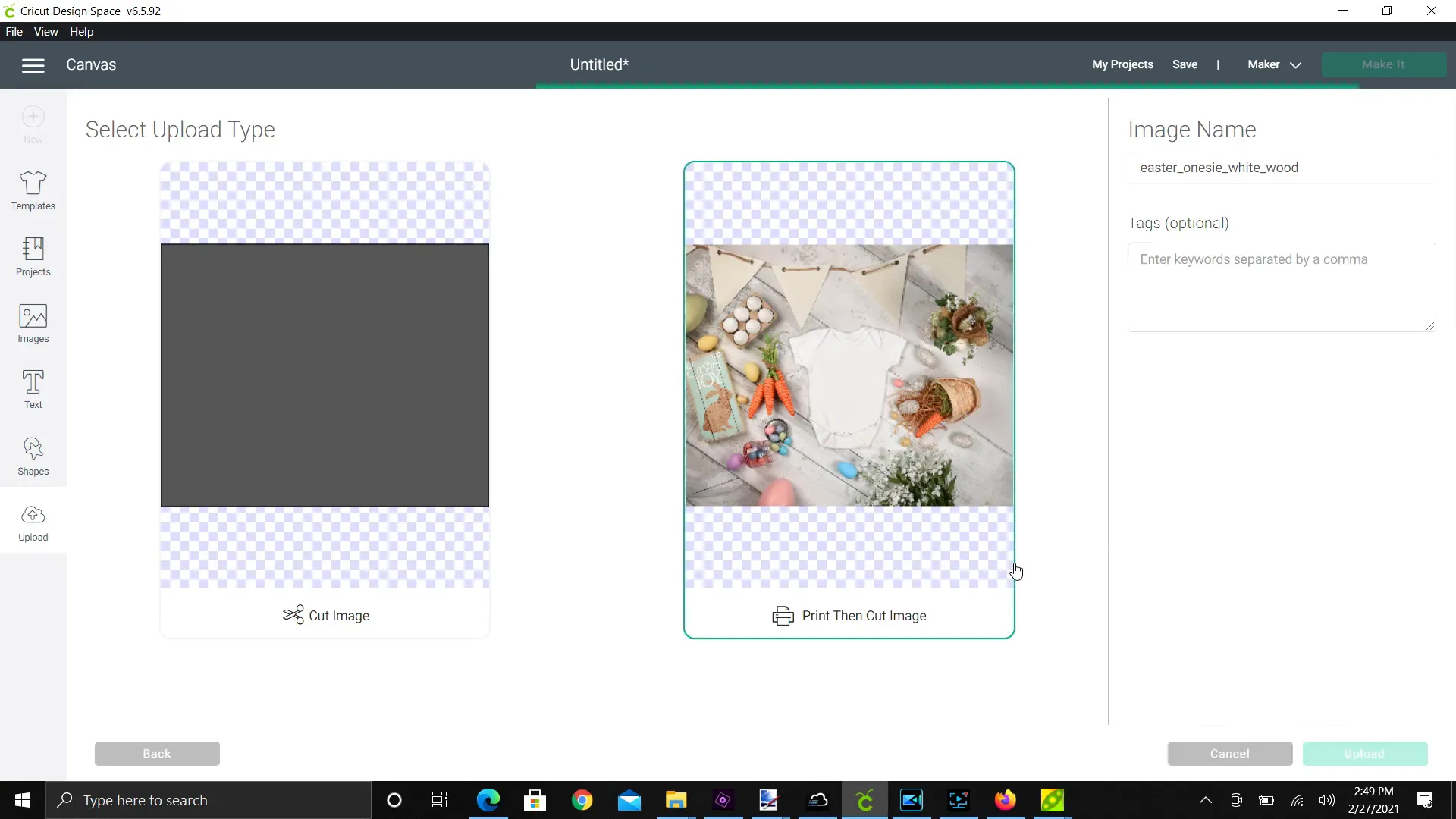 How To Make Your Cricut Products Look Irresistible 4 Uploading mockup and SVG design into Cricut Design Space
