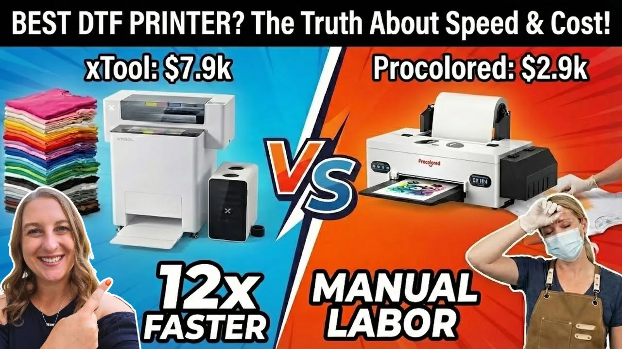 xTool Apparel Printer vs Procolored F13 Panda Comparison