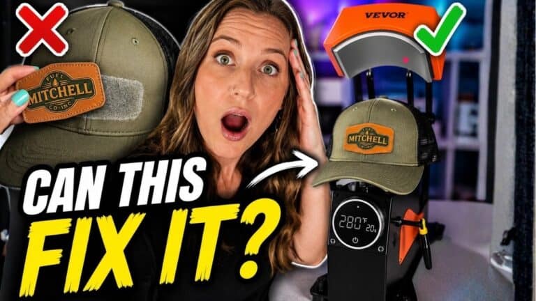 video thumbnail for 'My Customer's Hat Fell Apart...So I Tried This Instead (VEVOR Hat Press)'